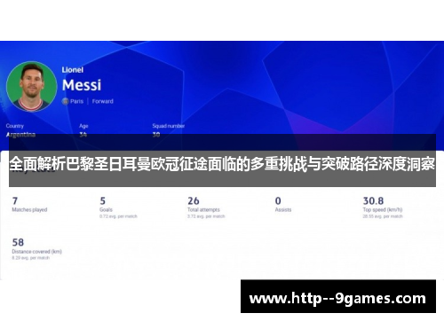 全面解析巴黎圣日耳曼欧冠征途面临的多重挑战与突破路径深度洞察